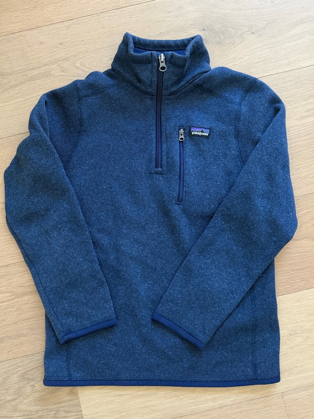 Patagonia Boys Petter Sweater 1/4 Zip Fleece Pullover
